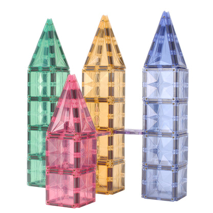 Connetix 120 Pièces Pastel Creative Pack - Blocs de Construction Magnétiques