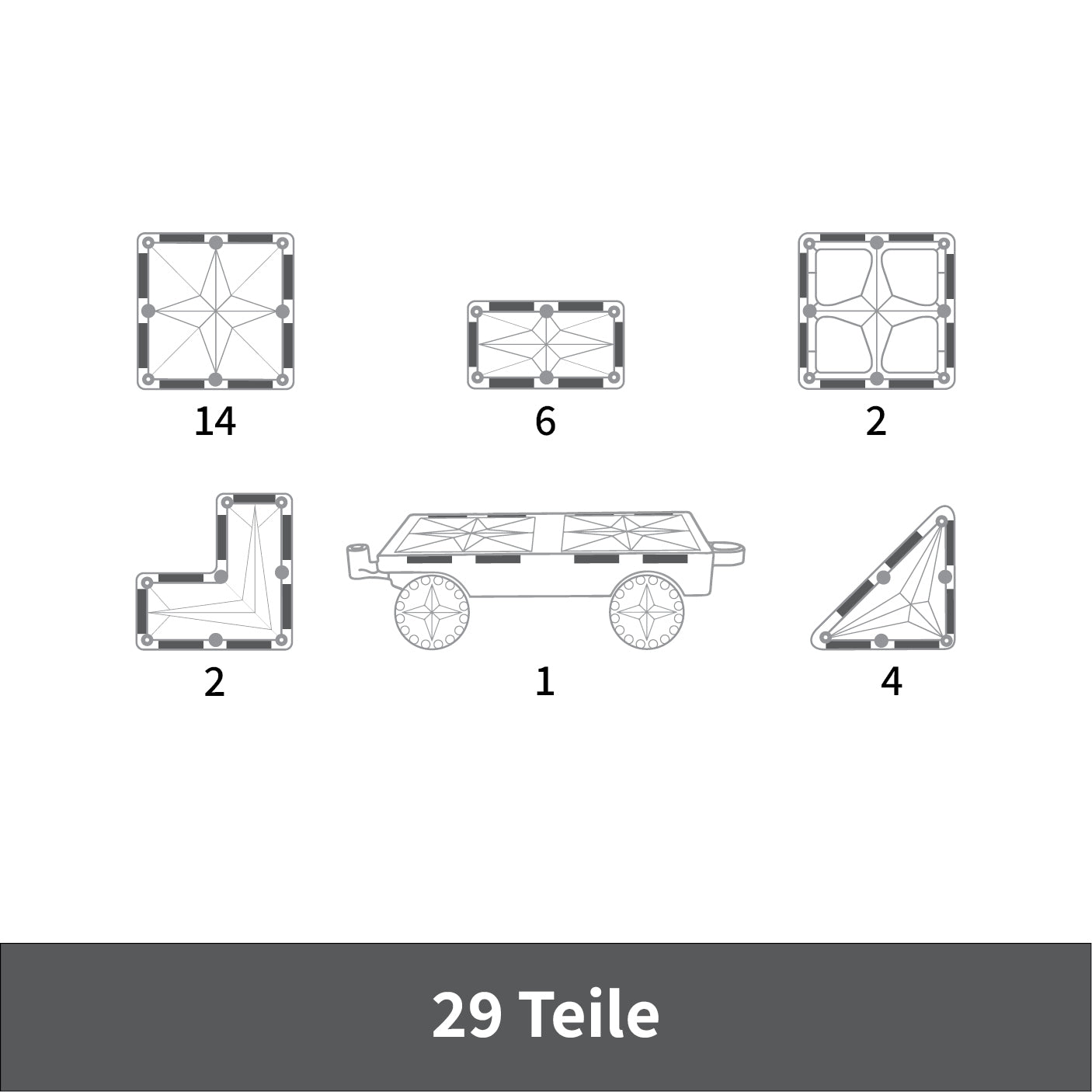 Connetix 120 Pièces Pastel Creative Pack - Blocs de Construction Magnétiques