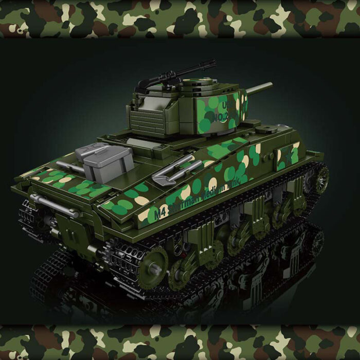 Mould King 20024 - Panzer M4 Sherman – Bild 3