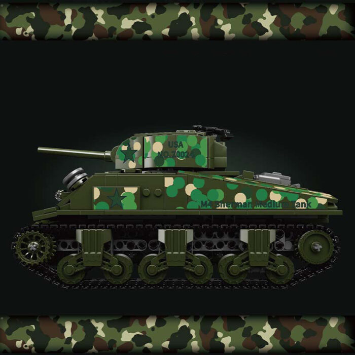 Mould King 20024 - Panzer M4 Sherman – Bild 4