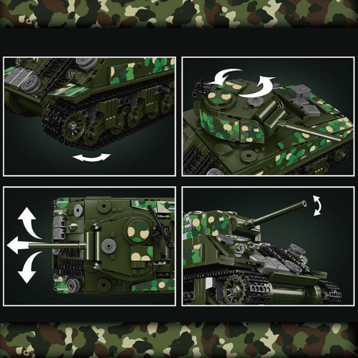 Mould King 20024 - Panzer M4 Sherman – Bild 5