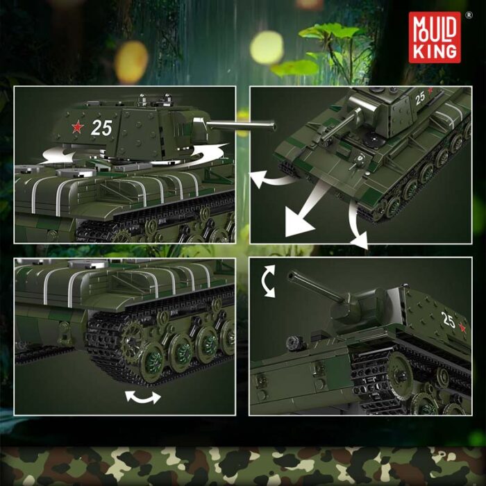 Mould King 20025 - Panzer KV-1 – Bild 4