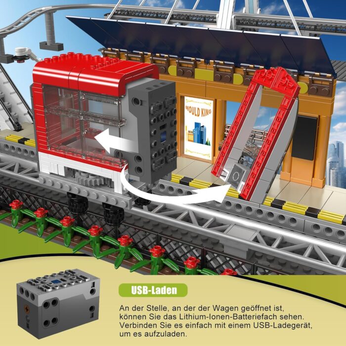 Mould King 16052 - Urban Railcar – Bild 5